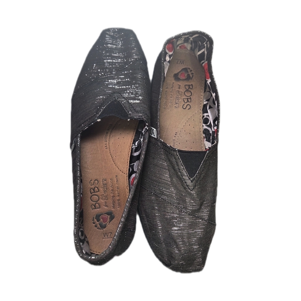 Skechers Women's Shimmering Black Flats